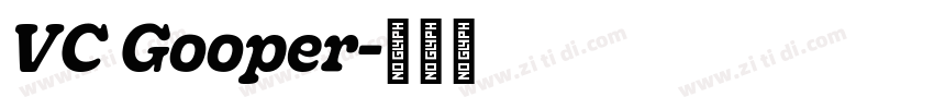 VC Gooper字体转换